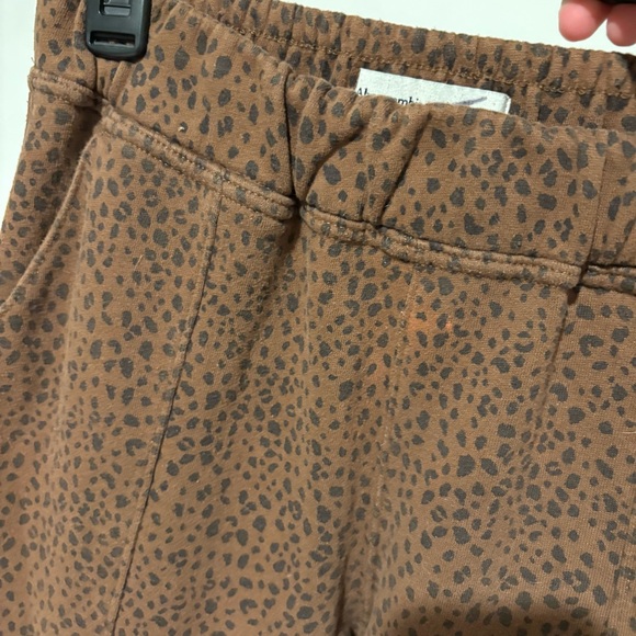 Abercrombie & Fitch Brown Leopard Print Joggers - Picture 5 of 7